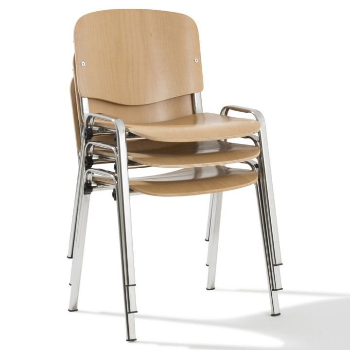 Chaise en bois 4 pieds Porto wood