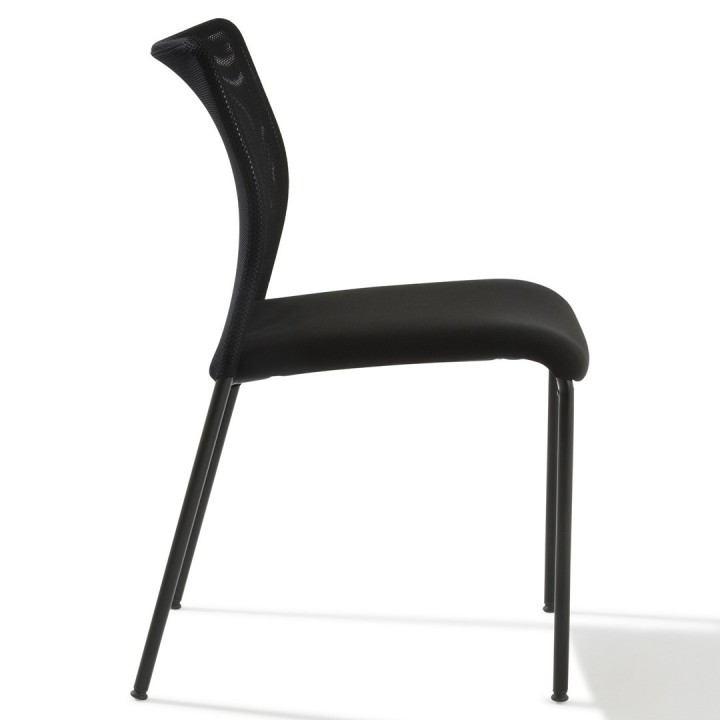 Chaise visiteur FARO 4 pieds, Revêtement Tissu - Gosto