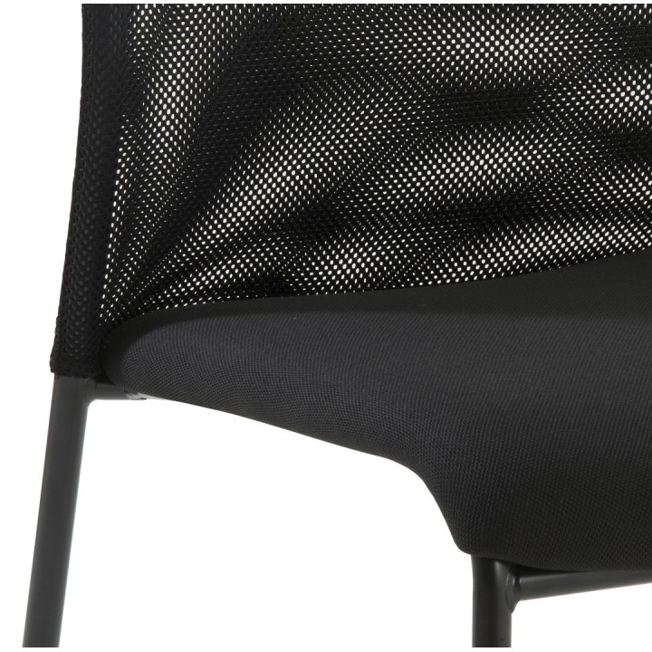 Chaise visiteur FARO 4 pieds, Revêtement Tissu - Gosto