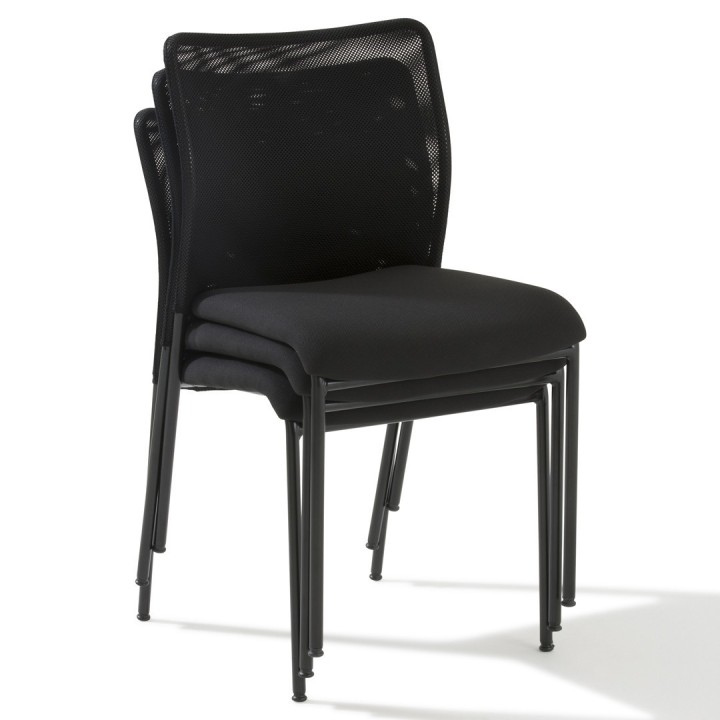 Chaise visiteur FARO 4 pieds, Revêtement Tissu - Gosto