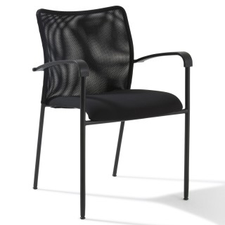 Chaise visiteur avec accoudoirs FARO| Chaise de bureau, chaise réunion