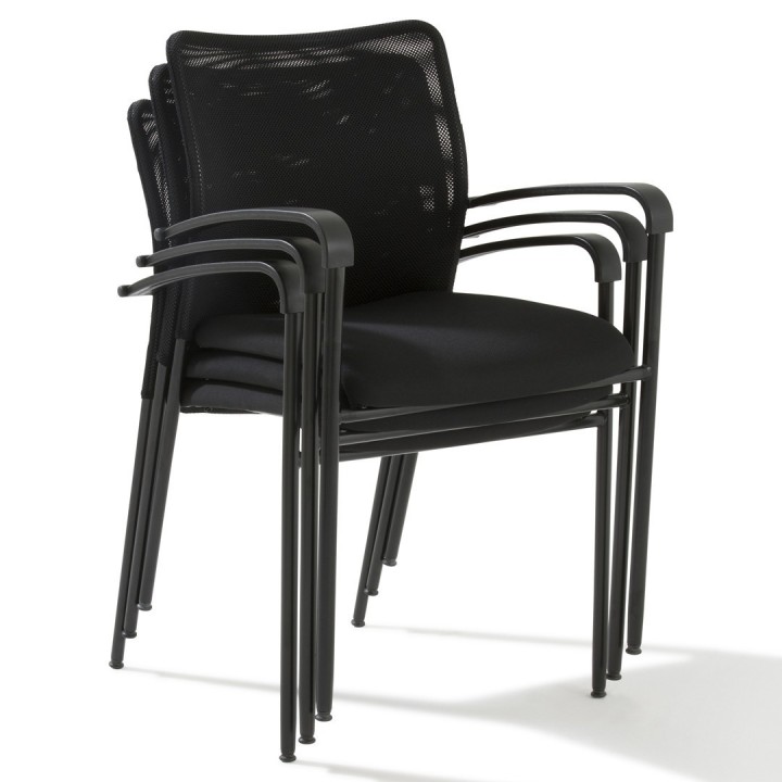Chaise visiteur avec accoudoirs FARO| Chaise de bureau, chaise réunion