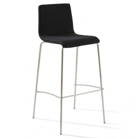 Tabouret haut avec dossier Louise - Mobilier de Bureau-Gosto