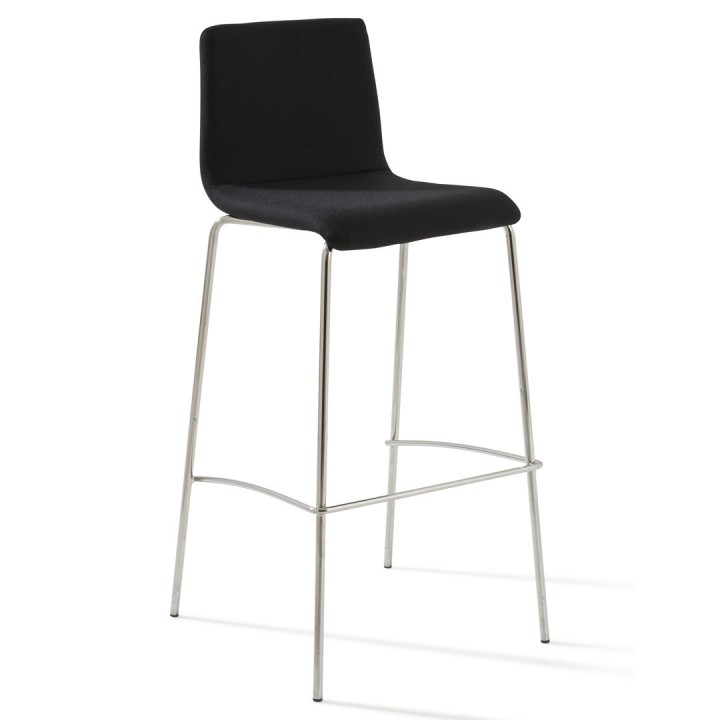 Tabouret haut avec dossier "Louise" - Mobilier de Bureau-Gosto