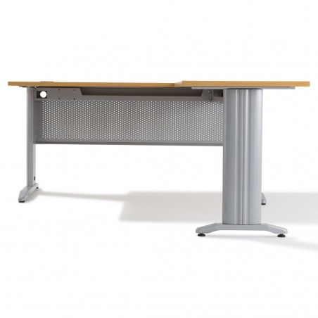 Bureau d'angle avec retour accroché et caisson Gamme Pure-Gosto