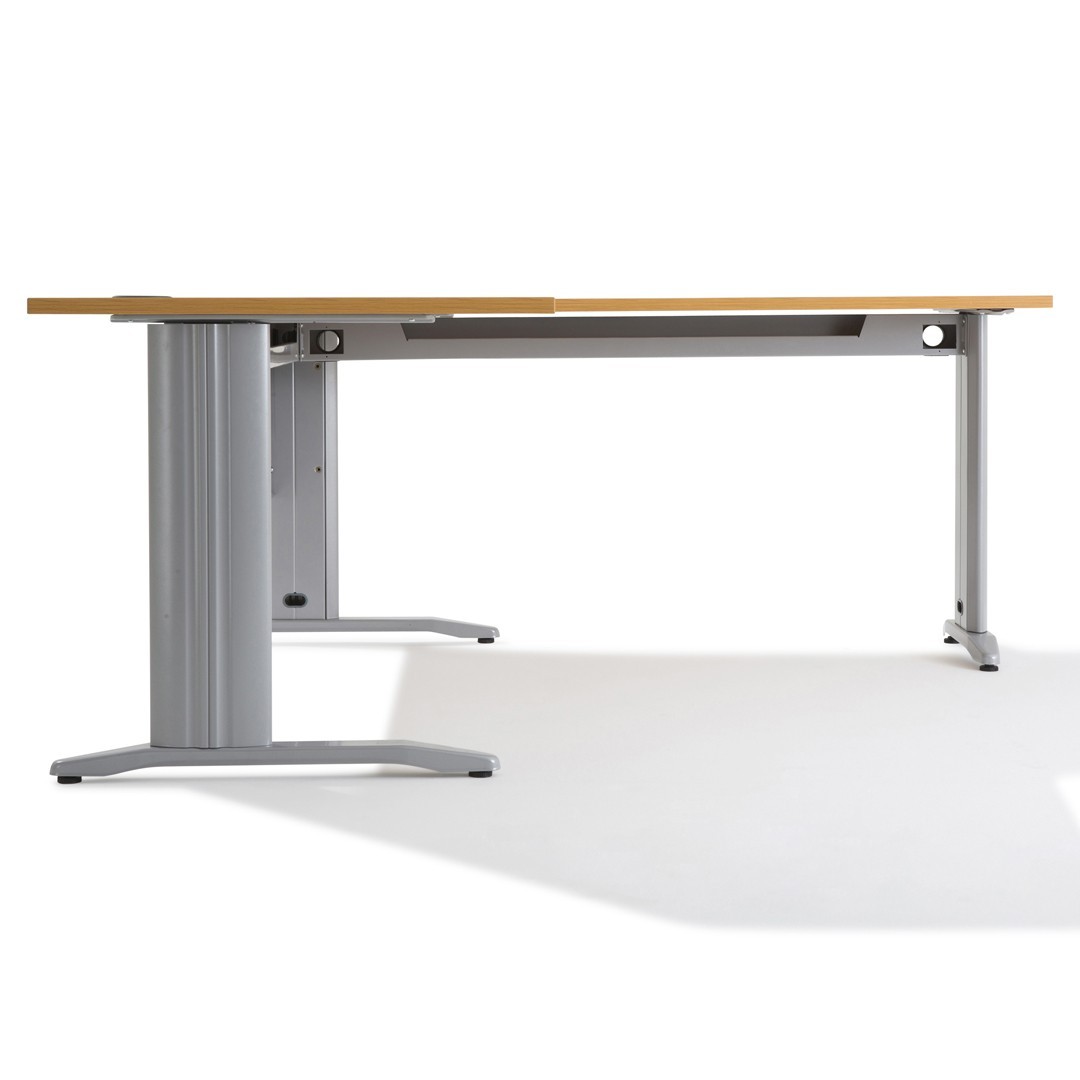 BUREAU VEGA AVEC RETOUR L: 210 P: 160 H: 75 cm