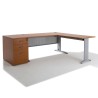 Bureau d'angle ELECTRA WIST + retour + caisson Bois HB 80 cm