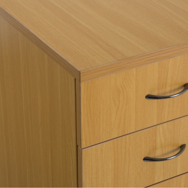 Bureau d'angle et 2 caissons Bureau - gamme panneau - Gosto