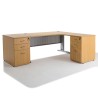 Bureau d'angle compact ELECTRA WIST + caisson HB Bois 60 et 80 cm