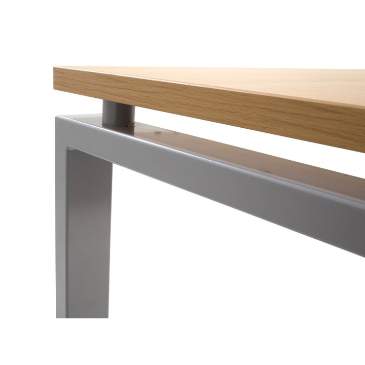 Bureau droit avec caisson Hauteur Bureau Métallique- Gosto