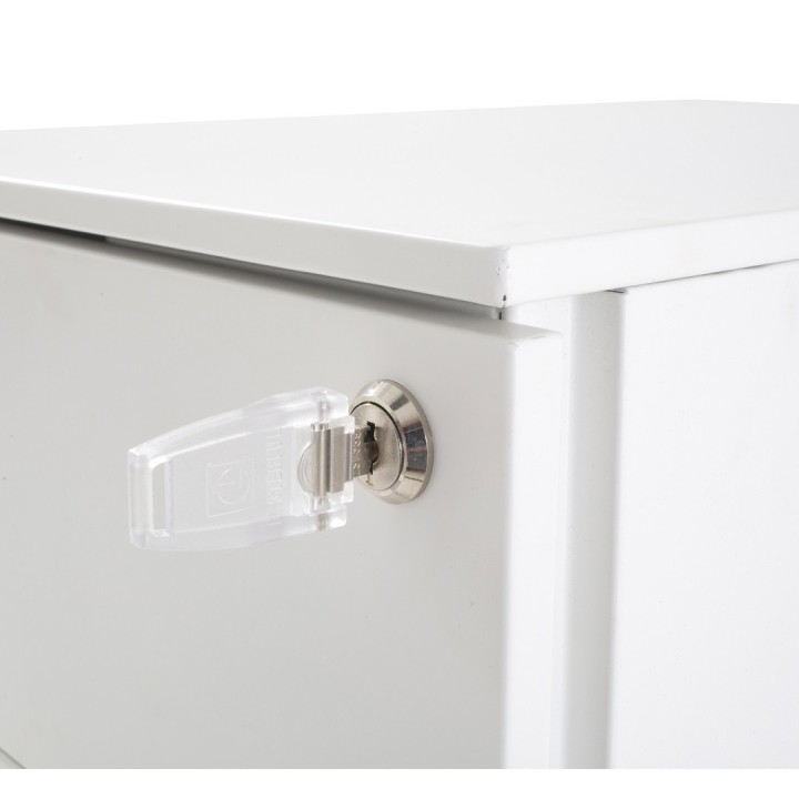 Bureau droit individuel avec rangement - Gamme Sierra - Gosto