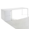 Bureau droit Sierra + caisson métal HB 80 cm
