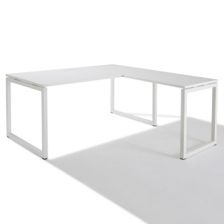 Bureau d'angle avec retour accroché - Gamme Cube- Gosto