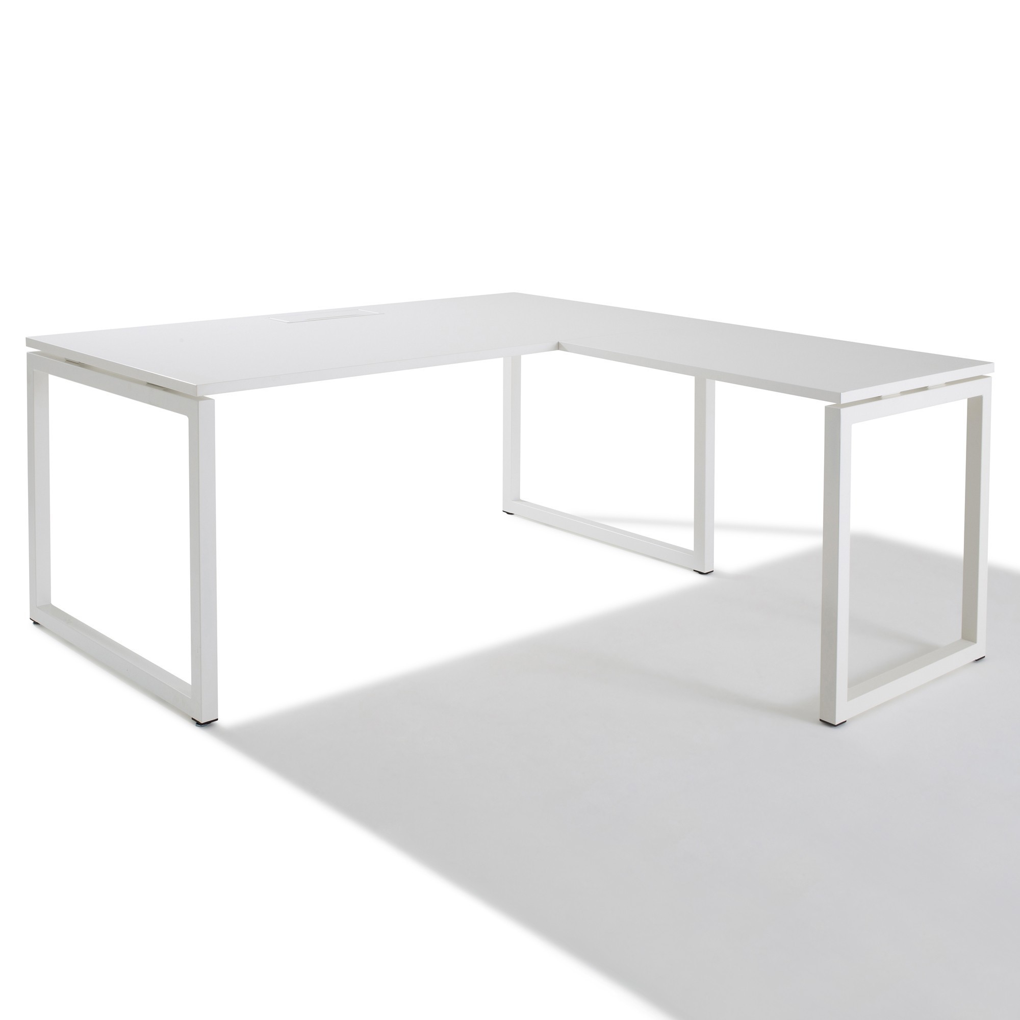 Bureau d'angle avec caisson hauteur Bureau - Gosto