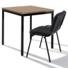 Table carrée modulable 70x70 cm