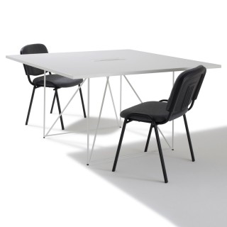 Table de réunion - Carrée L130xP130cm - Gosto