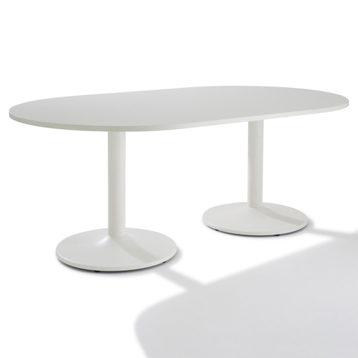 Table de réunion ovale, piètement metal - Gosto