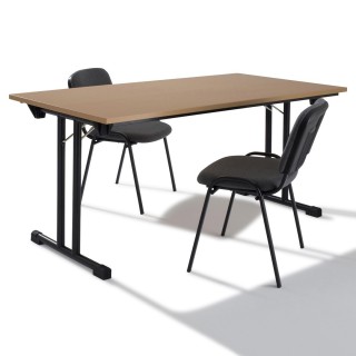 Table bureau pliante modulable L140xP70, Table rectangulaire-Gosto