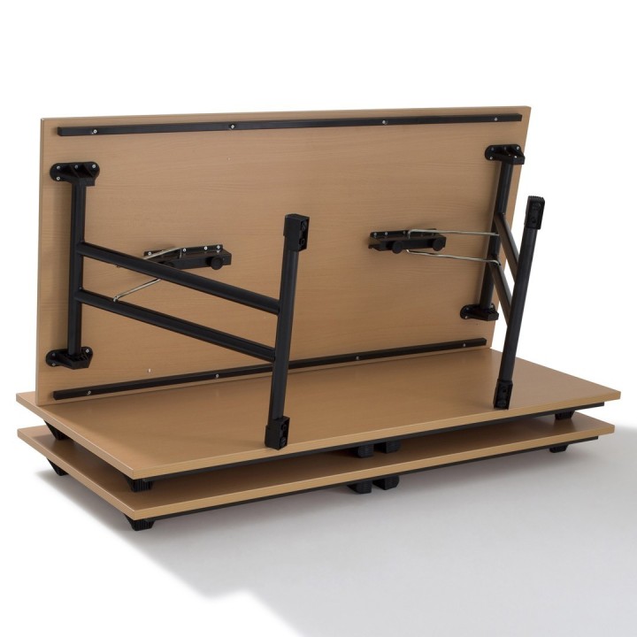 Table bureau pliante modulable L140xP70, Table rectangulaire-Gosto