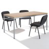 Table bureau modulable rectangulaire