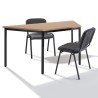 Table modulaire trapézoïdale
