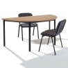 Table de réunion modulable demi ronde