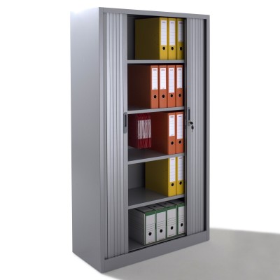 Armoire à  rideaux H195 en métal- Livrée montée