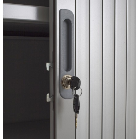 Armoire à  rideaux H195 en métal- Livrée montée