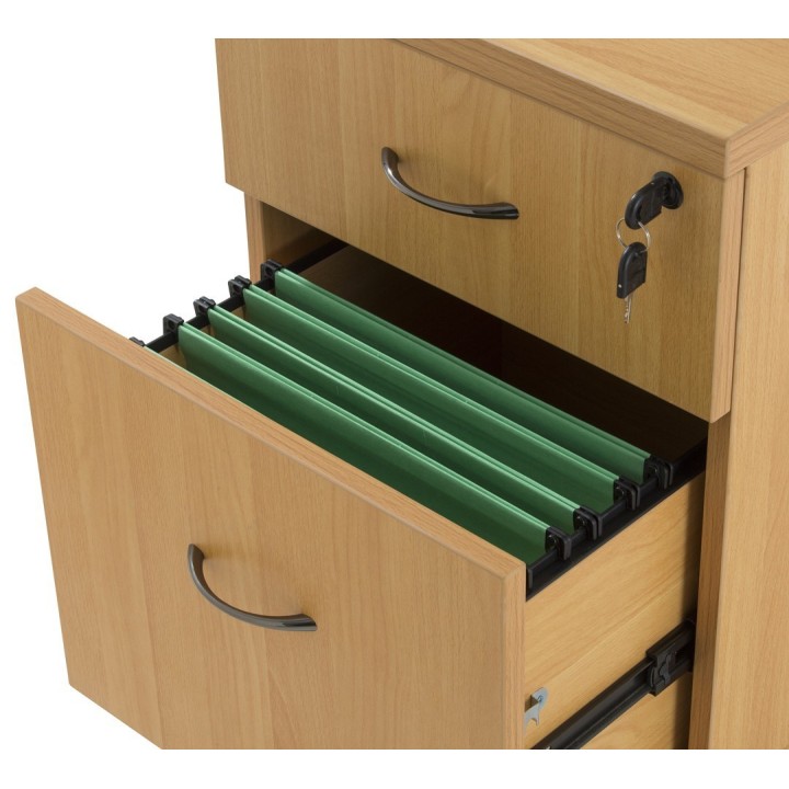 Caisson pour bureau à roulettes en bois 1 tiroir-Gosto