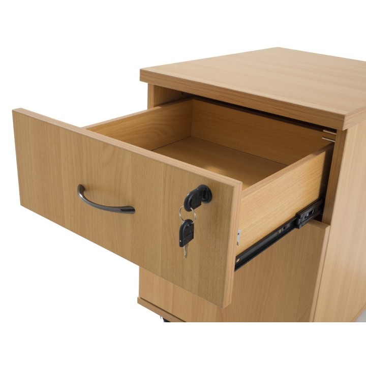Caisson pour bureau à roulettes en bois 1 tiroir-Gosto