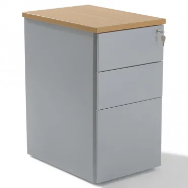 Caisson hauteur bureau bois Wist 2T+1DS