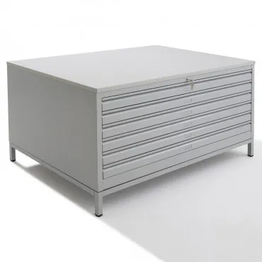 Meuble pour plans A0 - 6 Tiroirs - H61 X L 140CM