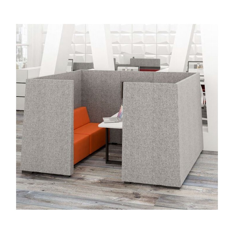 Cabine acoustique de réunion pour open space