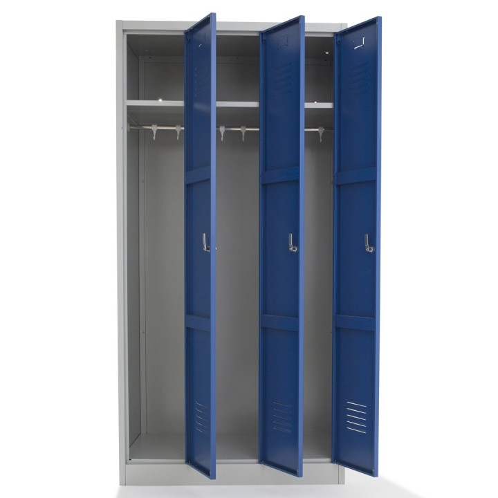 Vestiaire industrie propre metallique 4 cases | Gosto