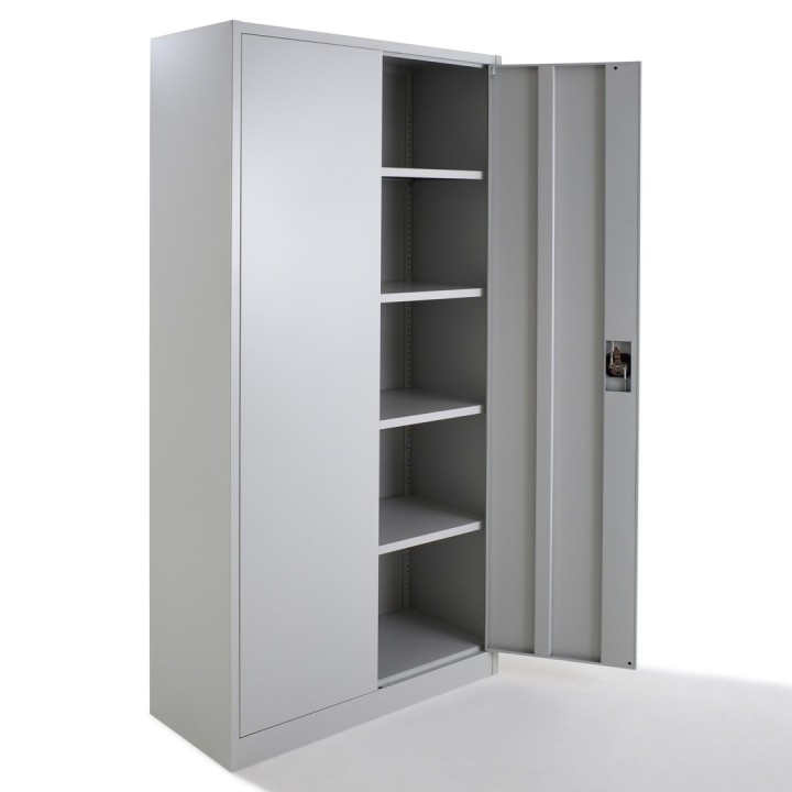 Tablette métallique pour armoire à portes battantes
