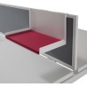 Support feuille A4 - métallique - blanc