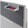 Support rangement pour bureau métallique