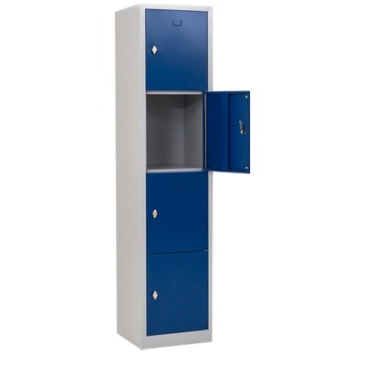 Vestiaire multicases monobloc 4 cases