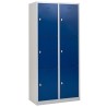 Vestiaire multicases monobloc 6 cases