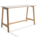 Table de réunion haute Cosy wood