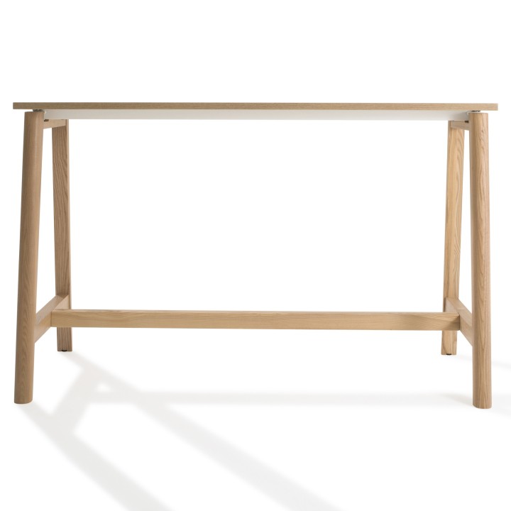 Table de réunion haute en bois - Gosto