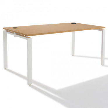 Bureau d'angle avec retour accroché et caisson Gamme Pure-Gosto