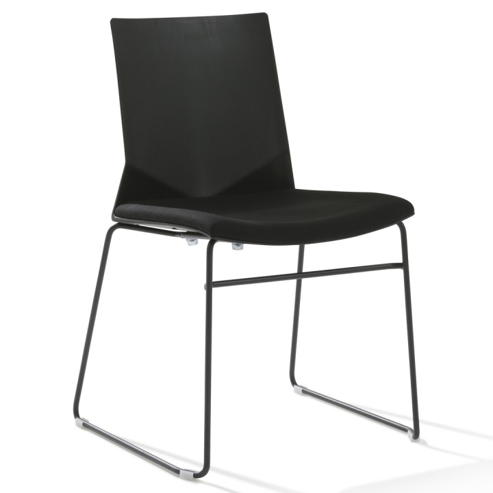 Chaise de bureau Hella piétement luge - GOSTO