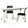 Table pliante bureau sur roulette Nomade WIST Rabattable