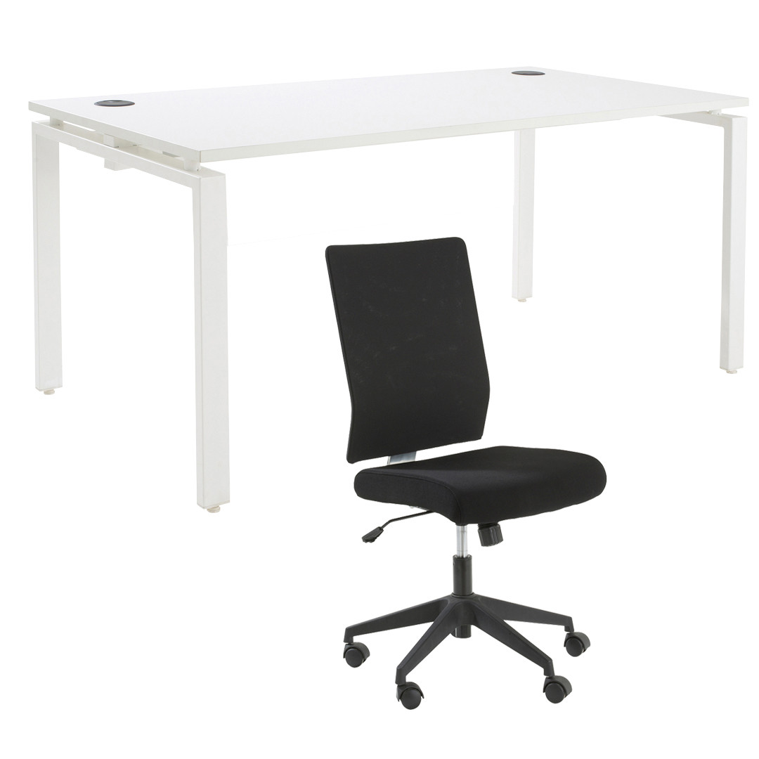 Pack chaise de bureau et table