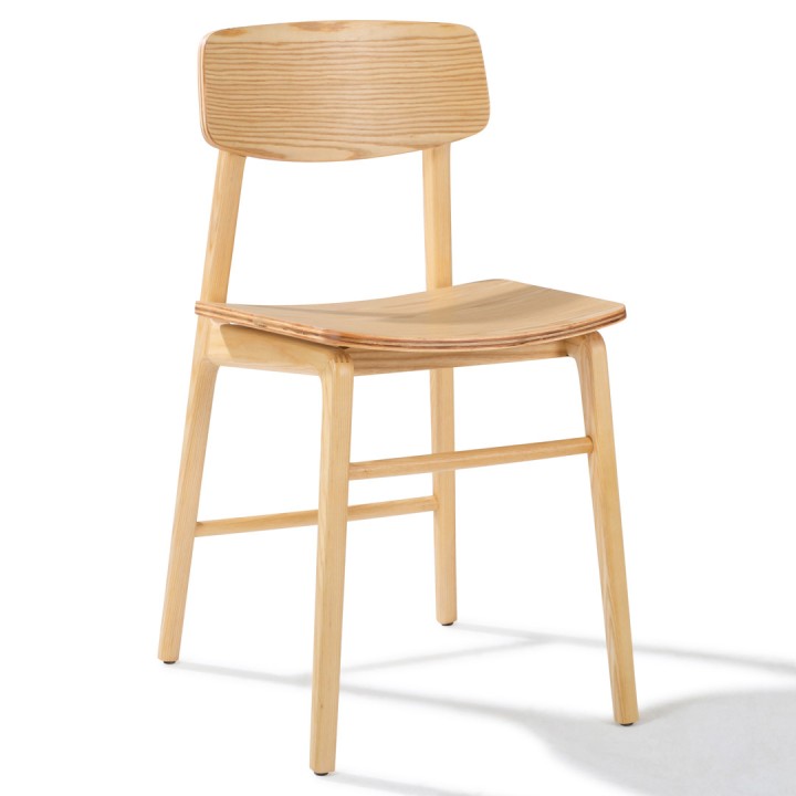 Chaise 4 pieds en bois Boni | GOSTO