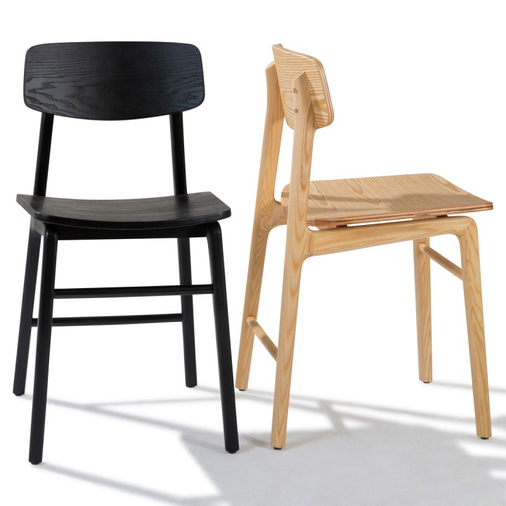 Chaise 4 pieds en bois Boni | GOSTO