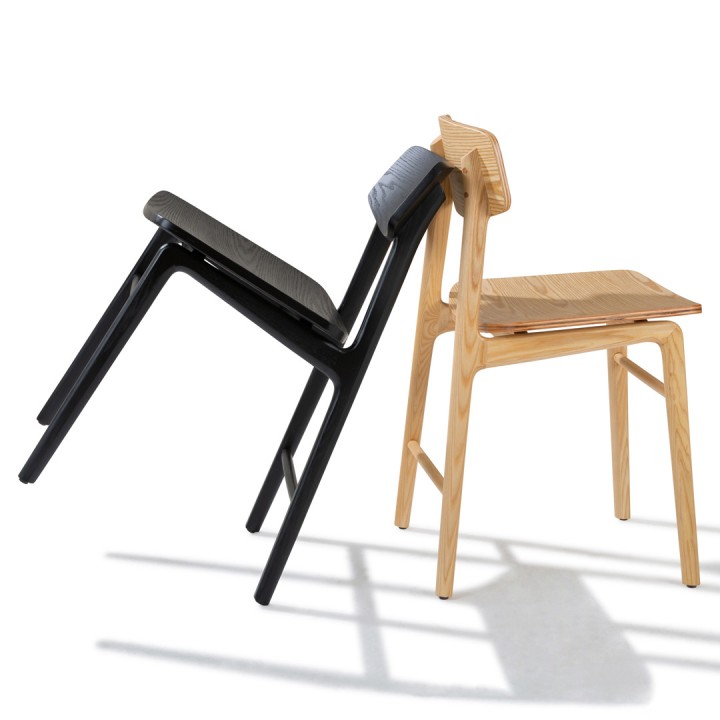 Chaise 4 pieds en bois Boni | GOSTO