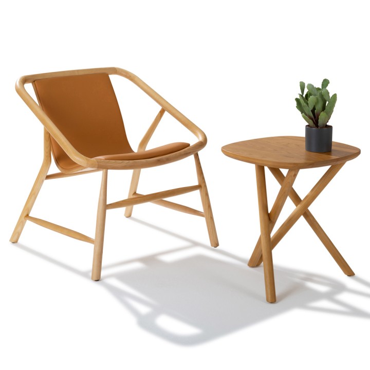 Table basse Bobo en bois-Mobilier accueil entreprise-Gosto
