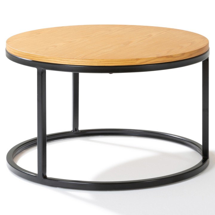 Table basse CHOC bois style industriel-Mobilier accueil entreprise-Gosto